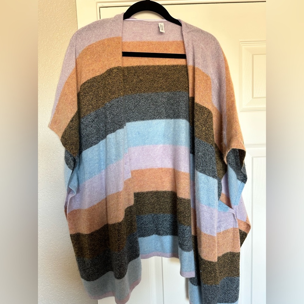 Cashmere sleeveless sweater cardigan